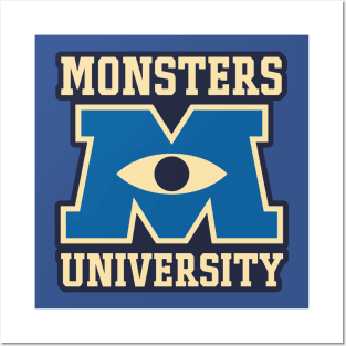 Monsters University Posters and Art